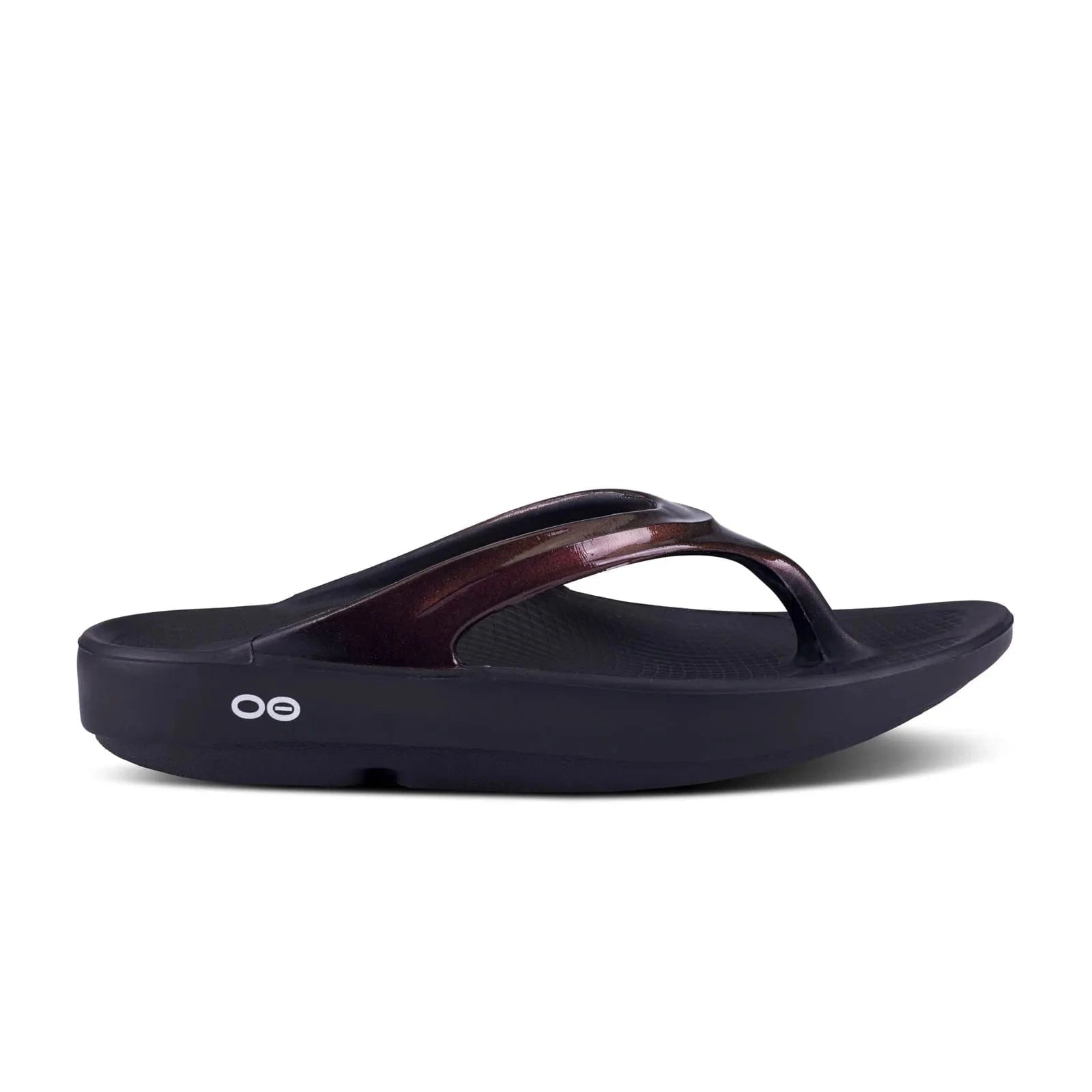 OOFOS Women's OOlala Thong Luxe Sandal - Carbernet Carbernet US 6 EU 37 