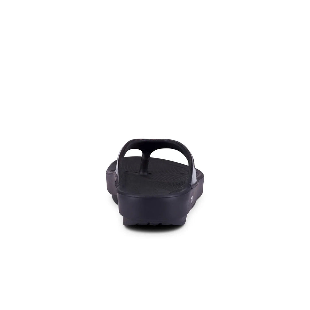 OOFOS Women's OOlala Thong Luxe Sandal - Carbernet