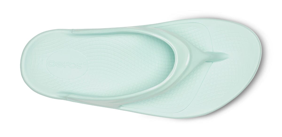 OOFOS Women's OOlala Thong Sandal - Mint 