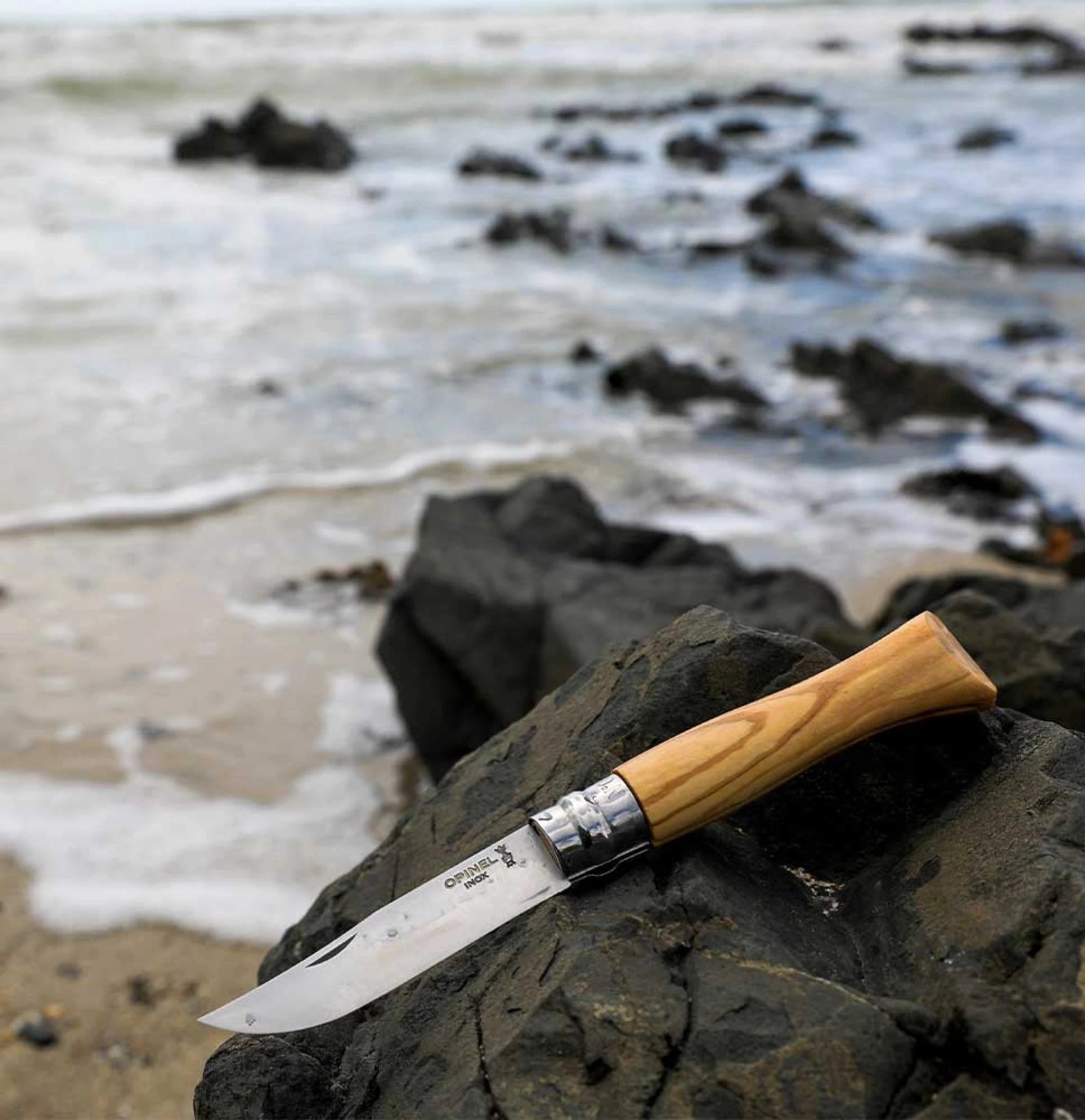 Opinel Pocket Knife N°08 Olive Wood 