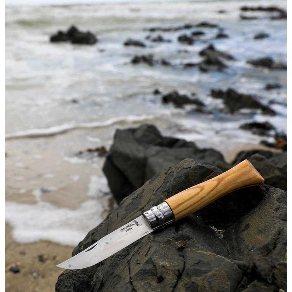 Opinel Pocket Knife N°08 Olive Wood 