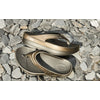 OOFOS Women's OOmega OOlala Stacked Sandal - Titanium Mirror 