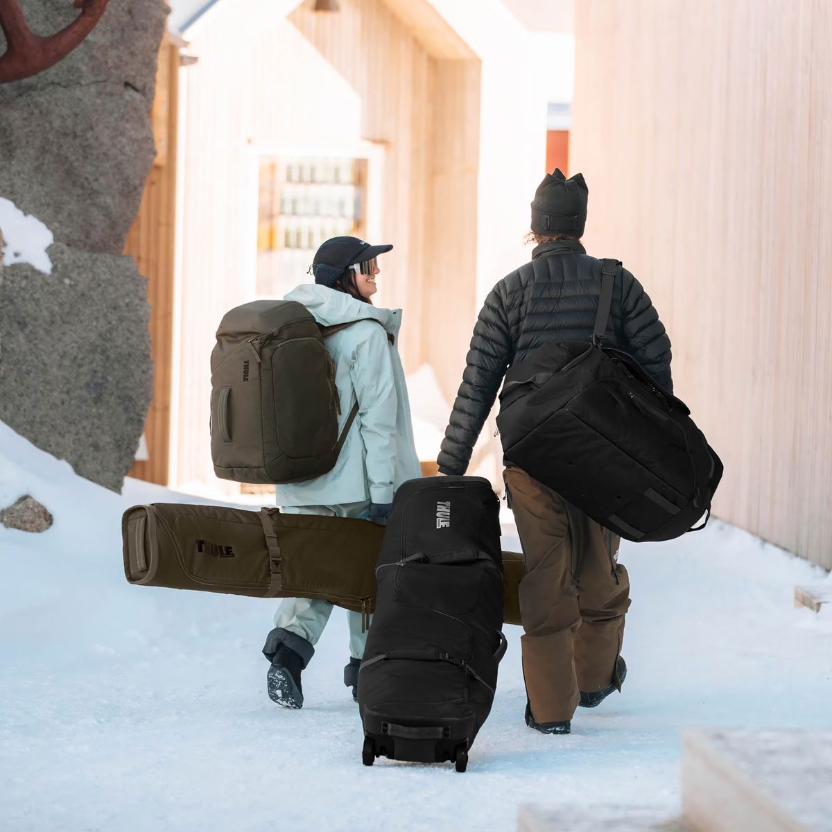 Thule RoundTrip Snowboard and Ski Boot Backpack 60L 