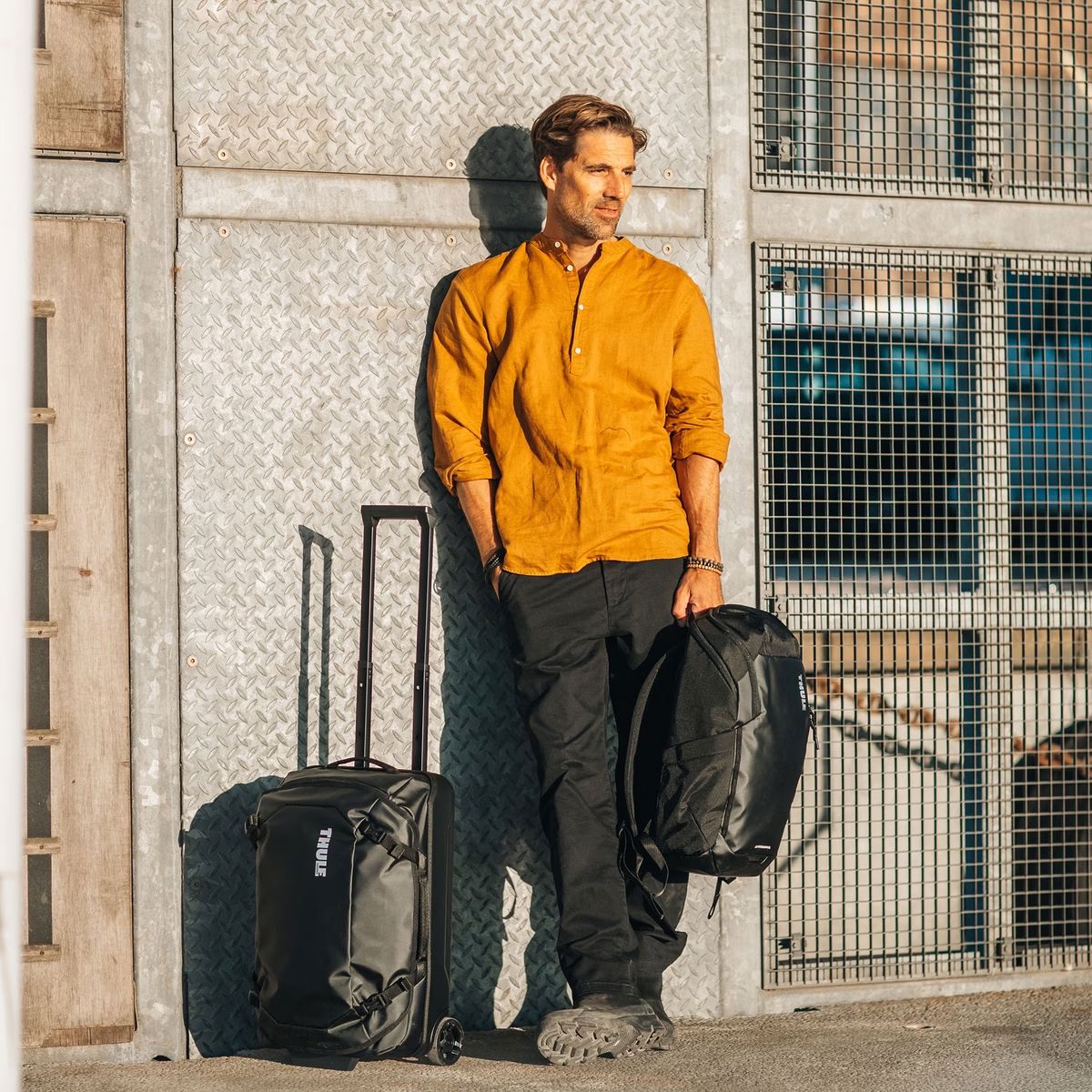 Thule Chasm Carry On Wheeled Duffel Suitcase 