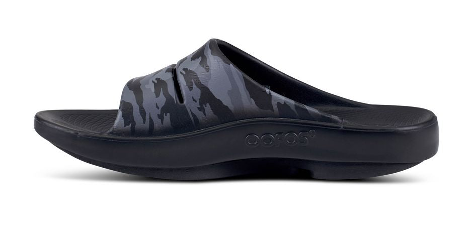 OOFOS Unisex OOahh Sport Slide Sandal - Black Camo 
