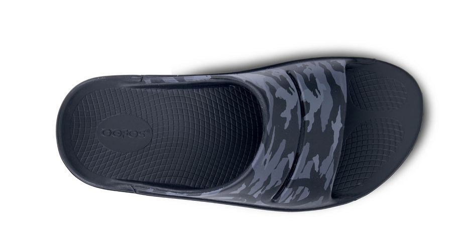 OOFOS Unisex OOahh Sport Slide Sandal - Black Camo 