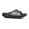 OOFOS Unisex OOahh Sport Slide Sandal - Black Wave Flow 