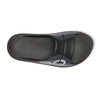 OOFOS Unisex OOahh Sport Slide Sandal - Black Wave Flow 