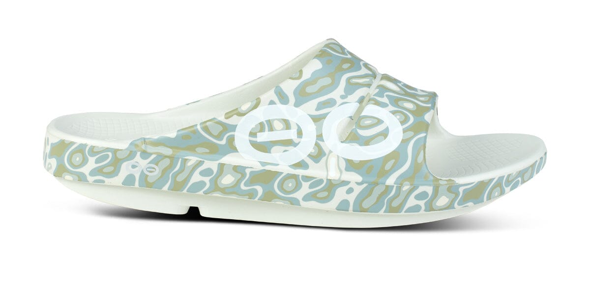 OOFOS Unisex OOahh Sport Slide Sandal - Cosmic Gray Water Camo Cosmic Gray Water Camo US M4/W6 EU 37 