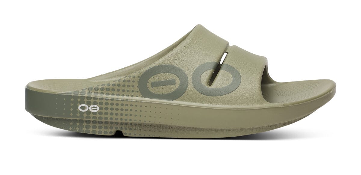 OOahh Sport Slide Sandal - Foliage Matrix lateral view