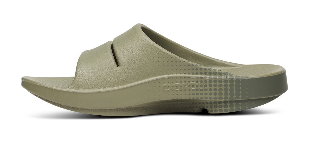 OOahh Sport Slide Sandal - Foliage Matrix lateral view