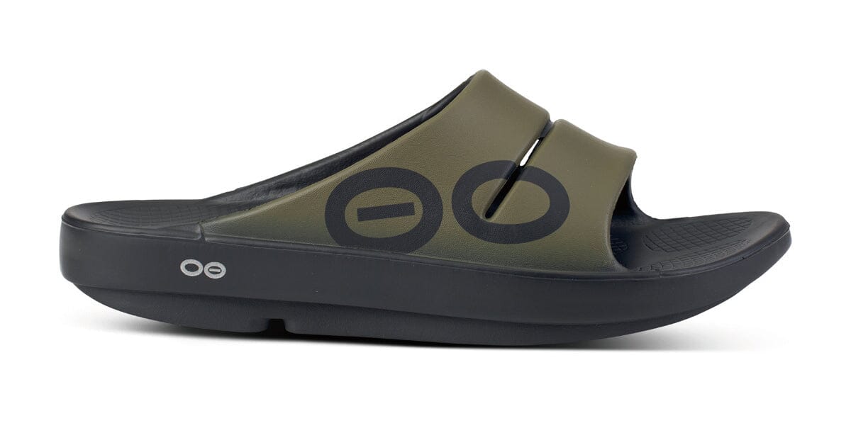 OOFOS Unisex OOahh Sport Slide Sandal - Tactical Green Tactical Green US M4/W6 EU 37 