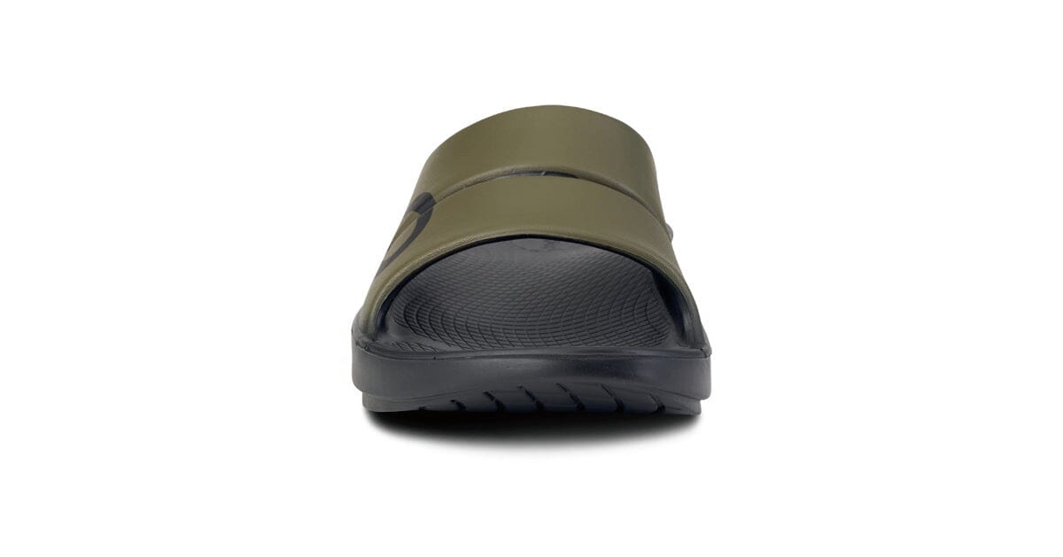 OOFOS Unisex OOahh Sport Slide Sandal - Tactical Green 