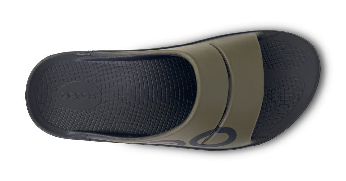 OOFOS Unisex OOahh Sport Slide Sandal - Tactical Green 