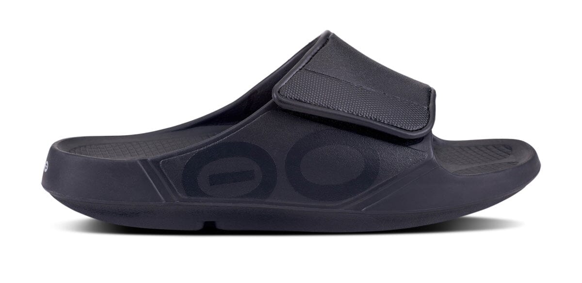 OOFOS Unisex OOahh Sport Flex Slide Sandal - Matte Black Matte Black US M8/W10 EU 41 
