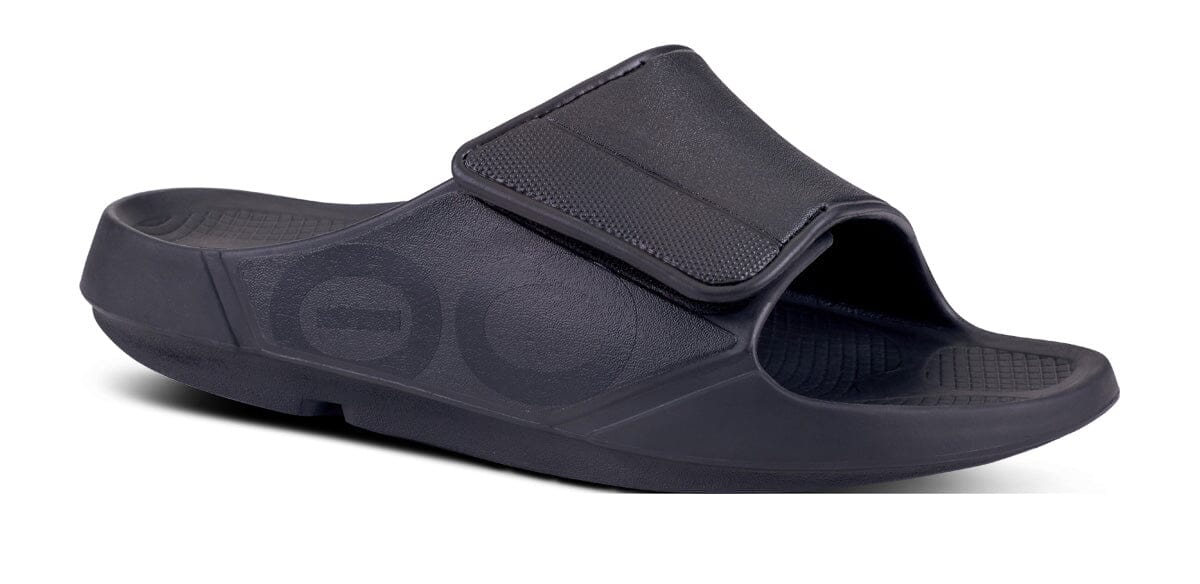 OOFOS Unisex OOahh Sport Flex Slide Sandal - Matte Black Matte Black US M8/W10 EU 41 
