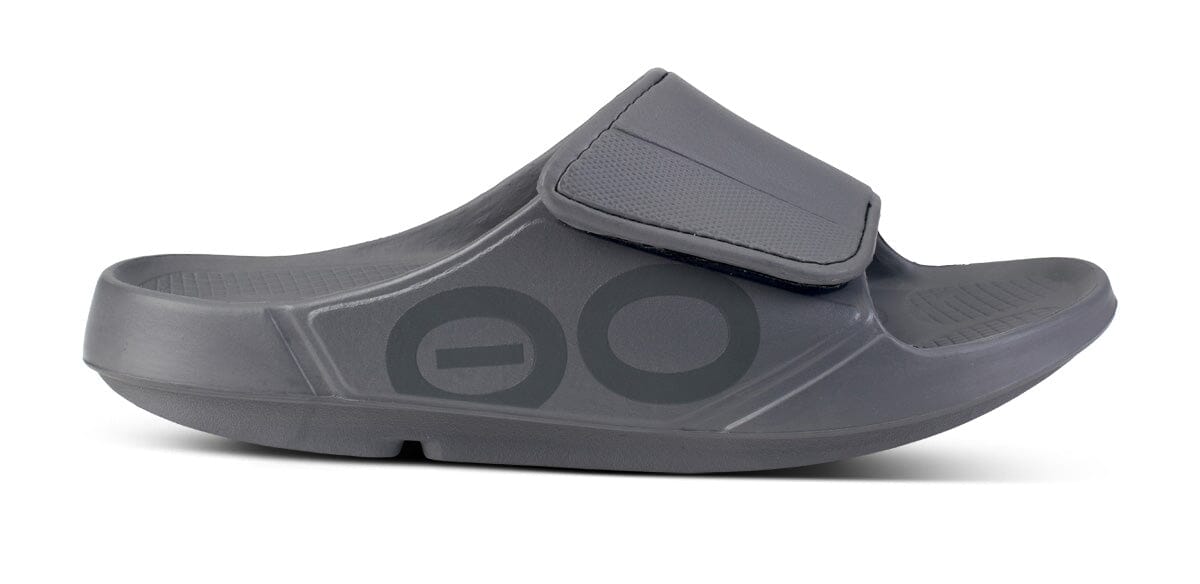OOFOS Unisex OOahh Sport Flex Slide Sandal - Slate Slate US M8/W10 EU 41 