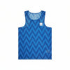Saysky Men's Zig Zag Flow Air Singlet Blue Zig Zag XS 