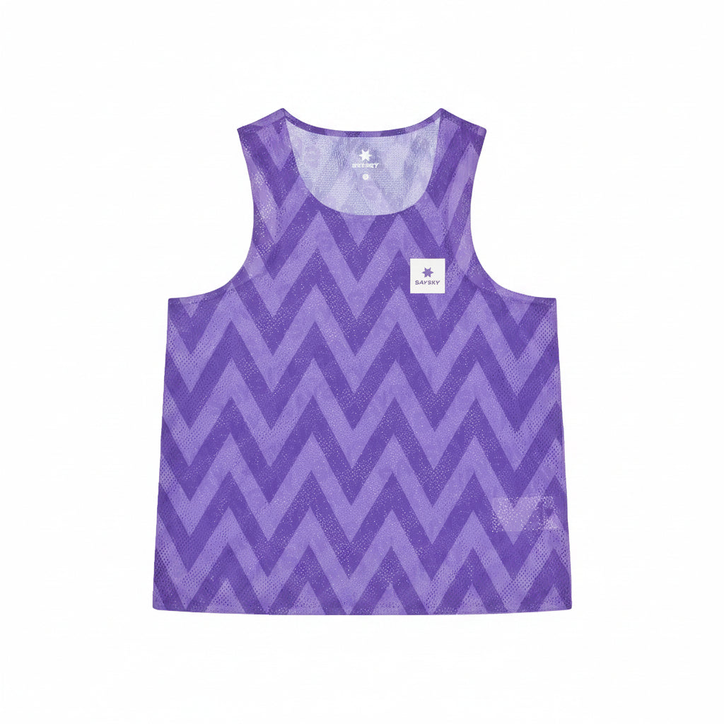 Saysky Women's Zig Zag Air Flow Singlet Purple Zig Zag XS 