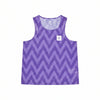 Saysky Women's Zig Zag Air Flow Singlet Purple Zig Zag XS 