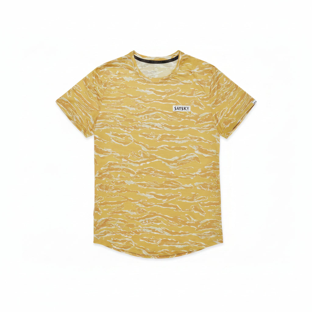 Saysky Men's Tiger Combat T-Shirt Yellow Camo XS 