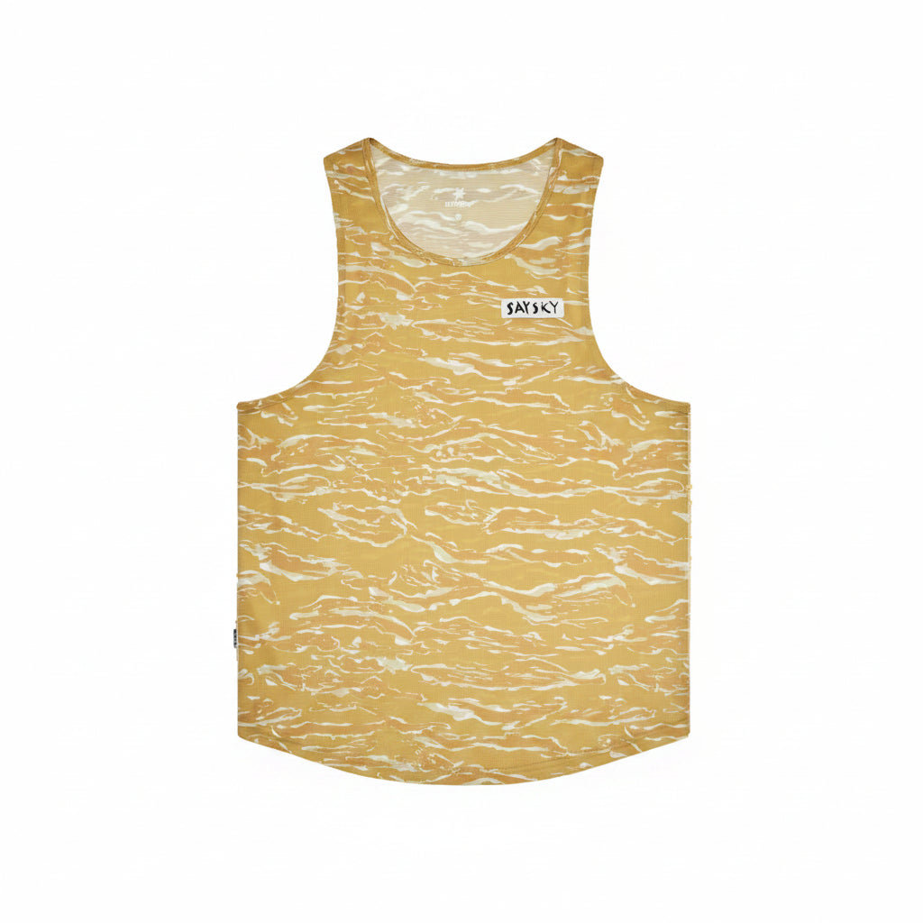 Saysky Men's Tiger Combat Singlet Yellow Camo XS 