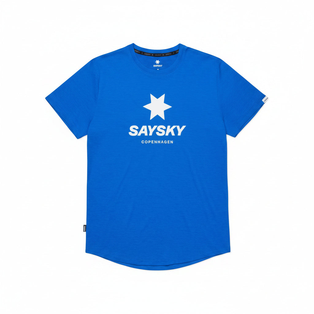 Saysky Men's Logo Combat Pro T-shirt Blue XS 