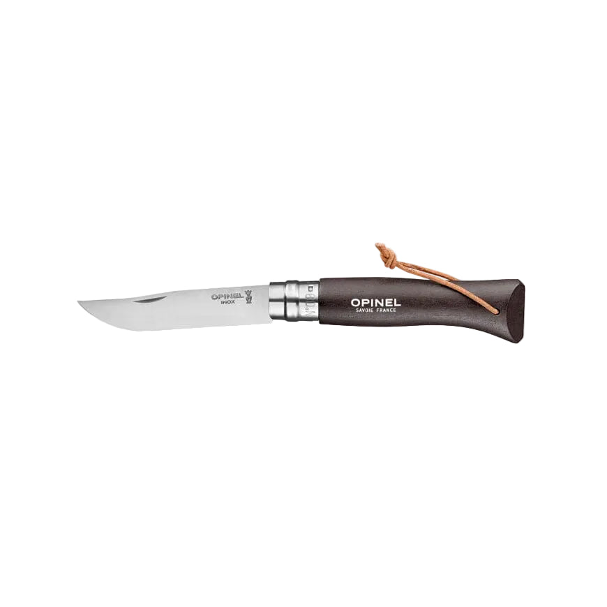 Opinel Pocket Knife N°08 Bushwhacker Dark Brown 