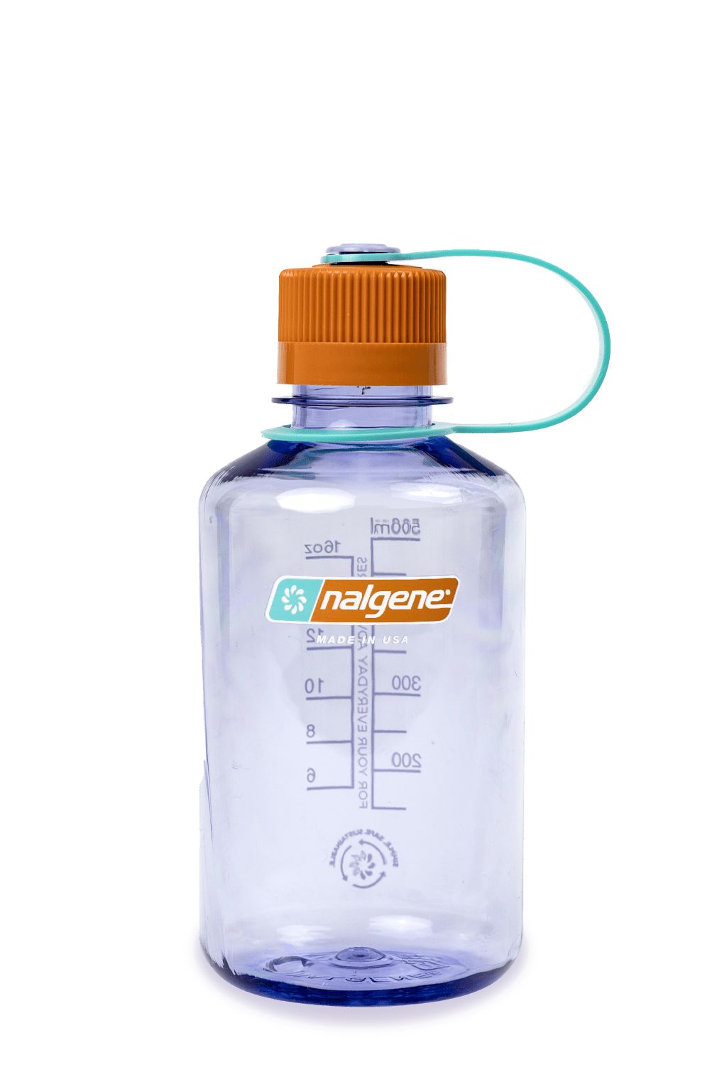 Nalgene 16oz Narrow Mouth Sustain Water Bottle Amethyst 