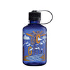 Nalgene 16oz Narrow Mouth Sustain Water Bottle Denim 'Go Forth' 