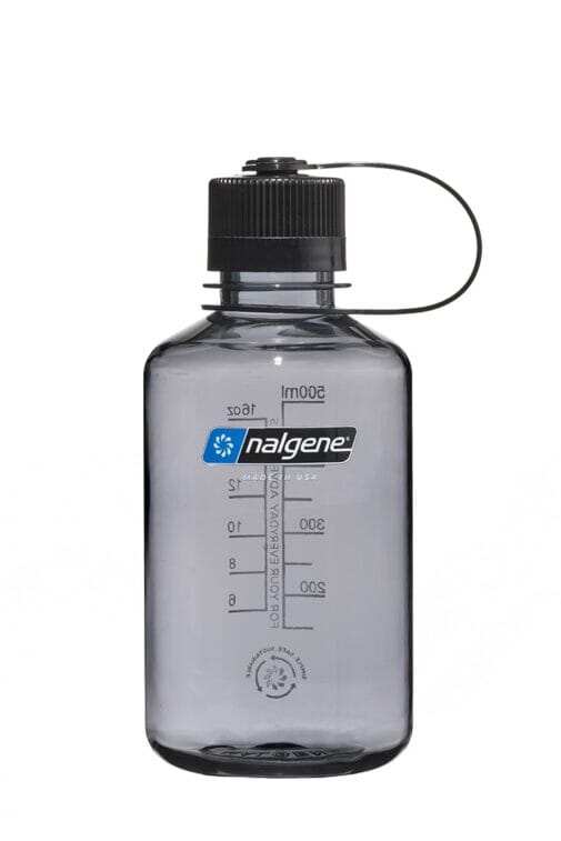 Nalgene 16oz Narrow Mouth Sustain Water Bottle Gray 
