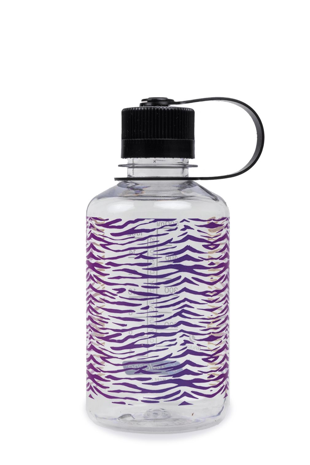 Nalgene 16oz Narrow Mouth Sustain Water Bottle Zebra 