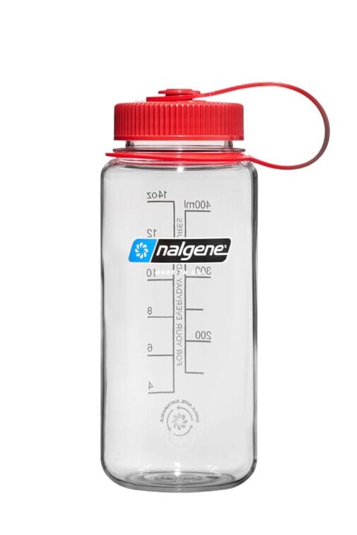 Nalgene 16oz Wide Mouth Sustain Water Bottle Clear 