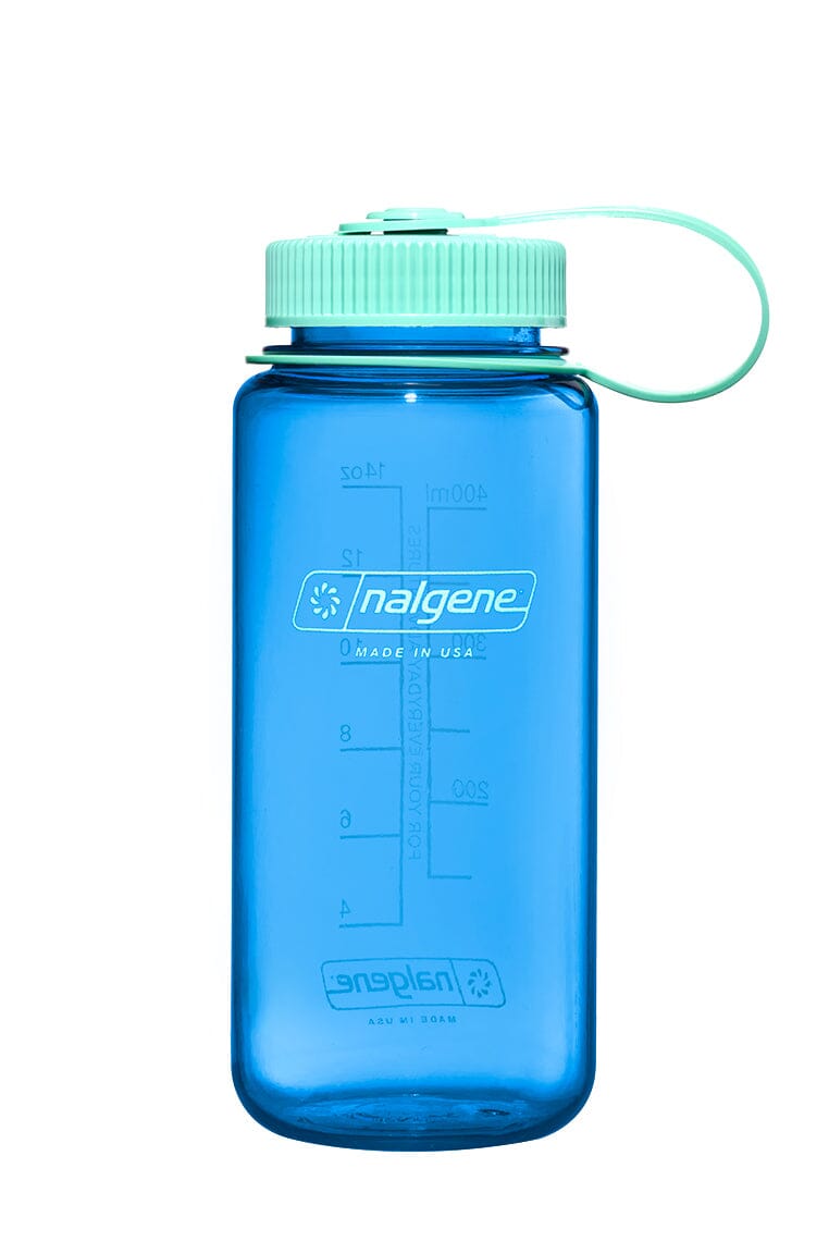 Nalgene 16oz Wide Mouth Sustain Water Bottle - Cornflower Blue