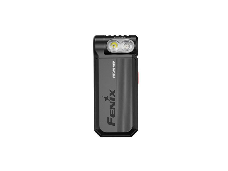 Fenix SW05R-RED Clip On Flashlight with Red Light Black 