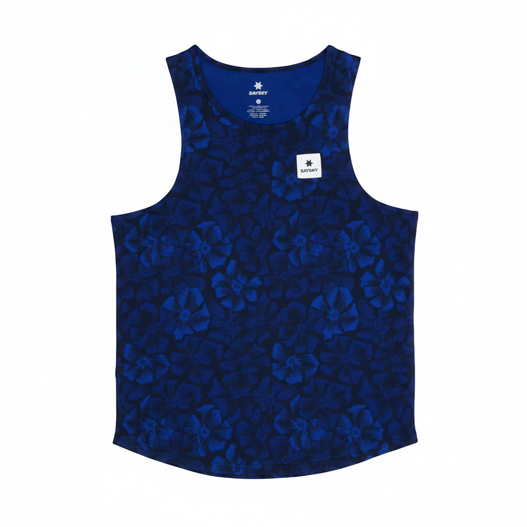 Saysky Men's Flower Combat Singlet Blue Flower XS 
