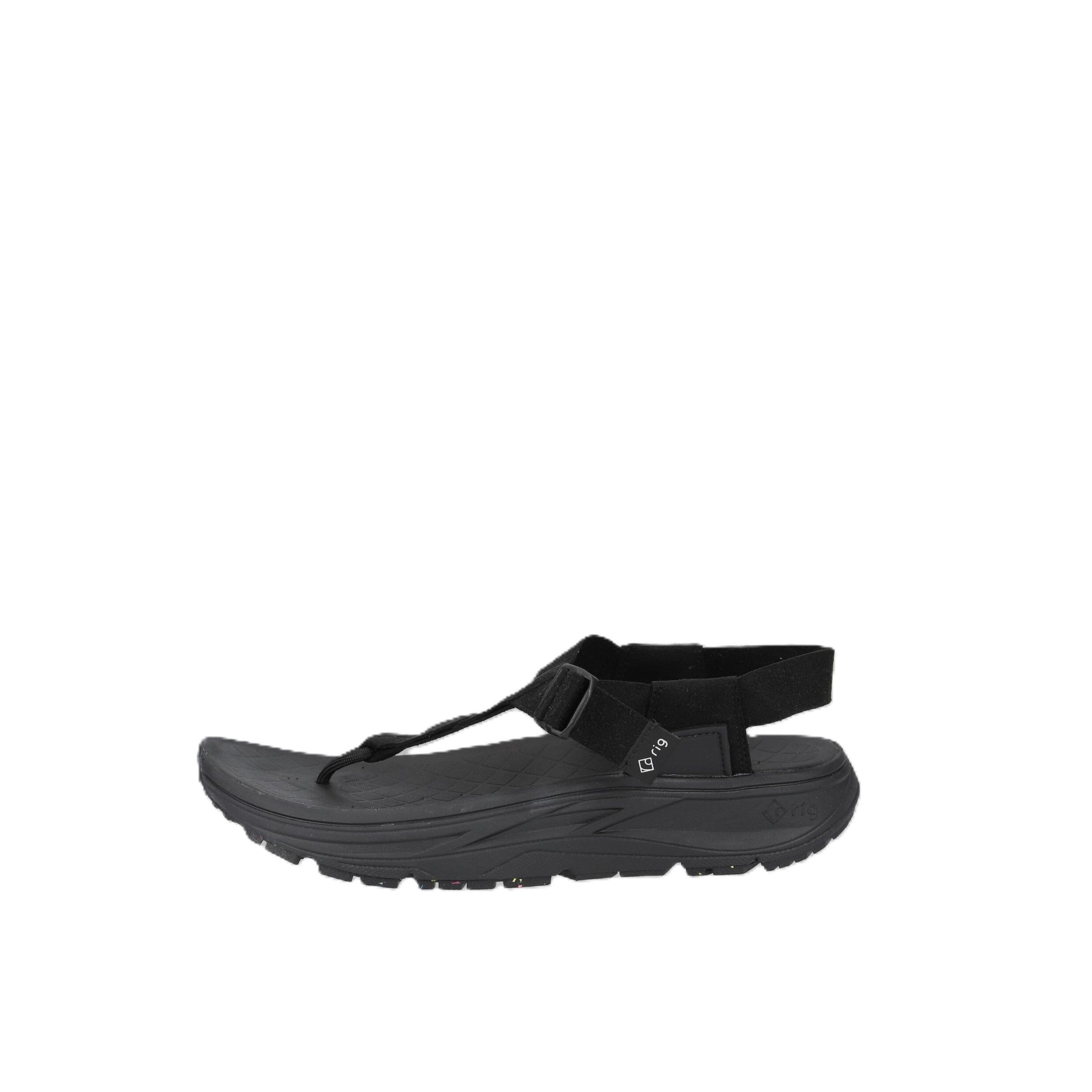 rig Mguu N'V Sandals Unisex Triple Black 23cm 