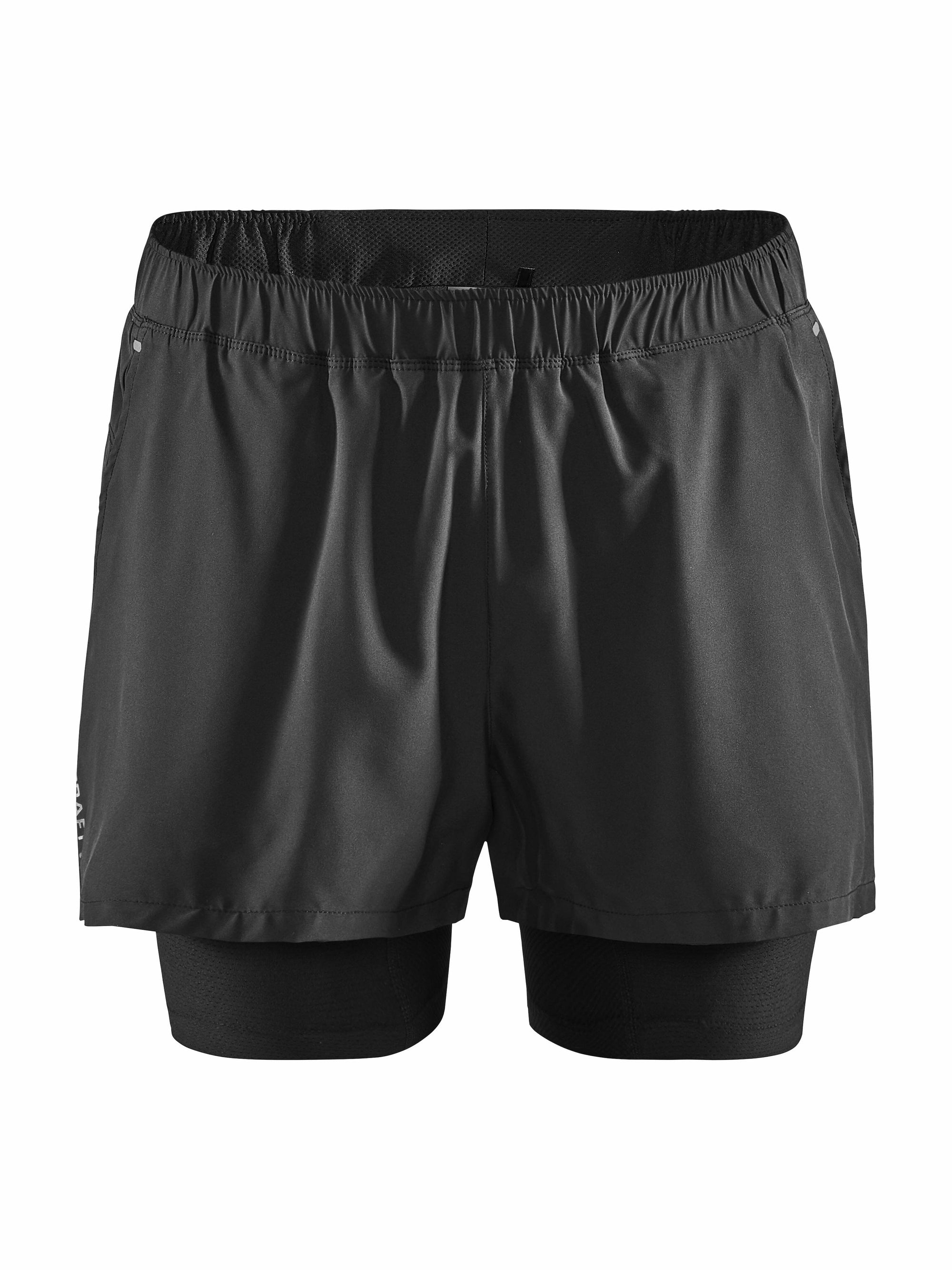 CRAFT Adv Essence 2-In-1 Stretch Shorts Men's Black L 