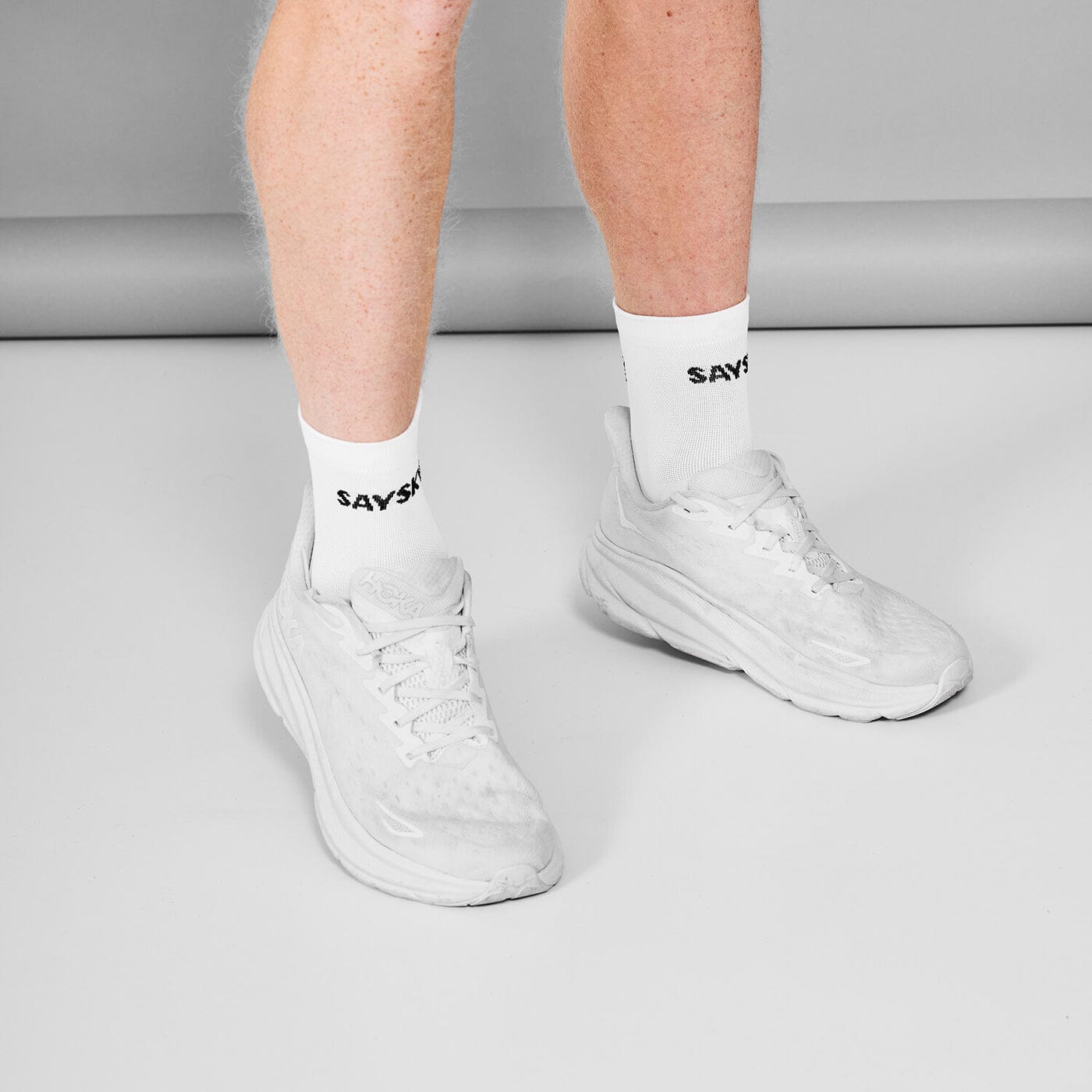 Saysky Combat Quarter Socks White SM 
