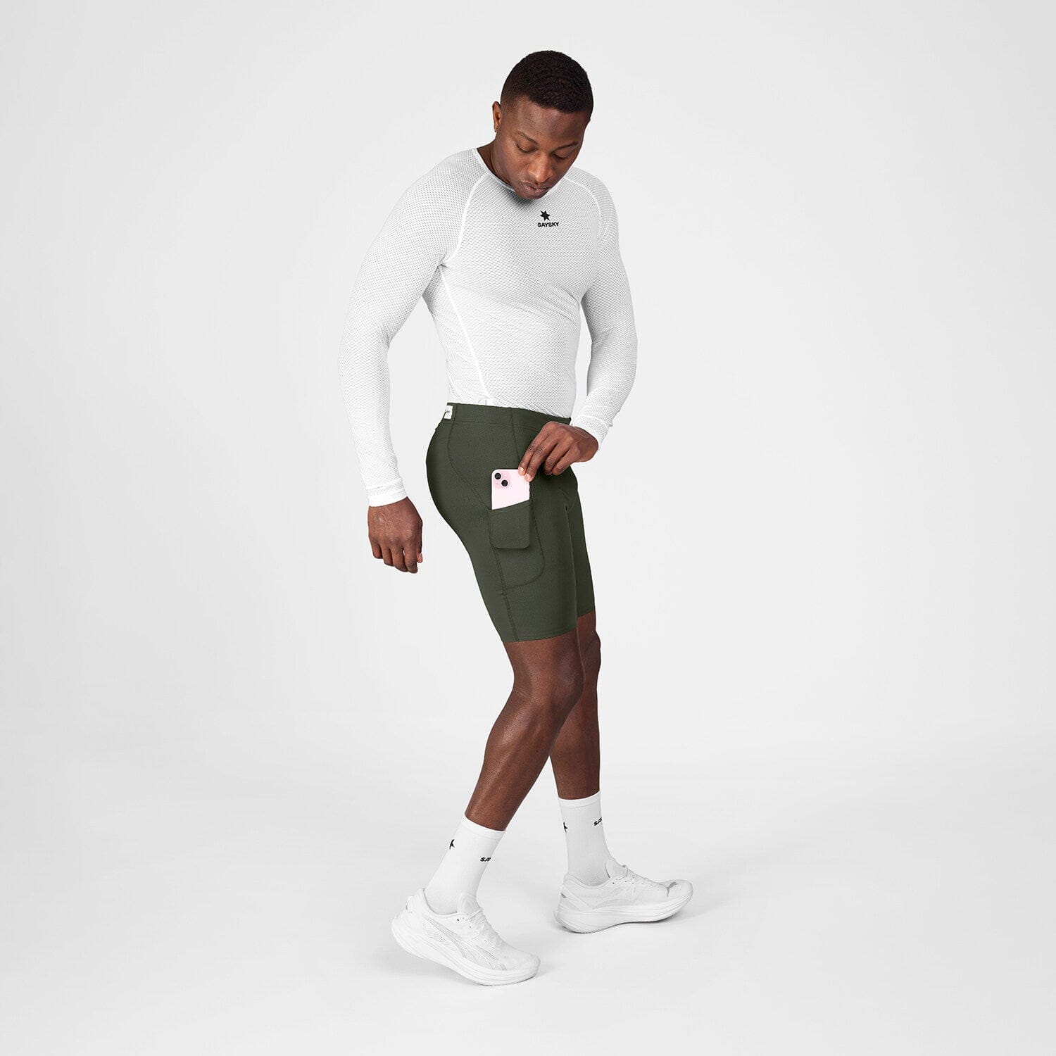 Saysky Men's Combat+ Short Tights 9''
