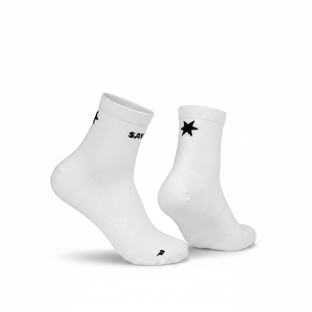 Saysky Combat Quarter Socks White SM 