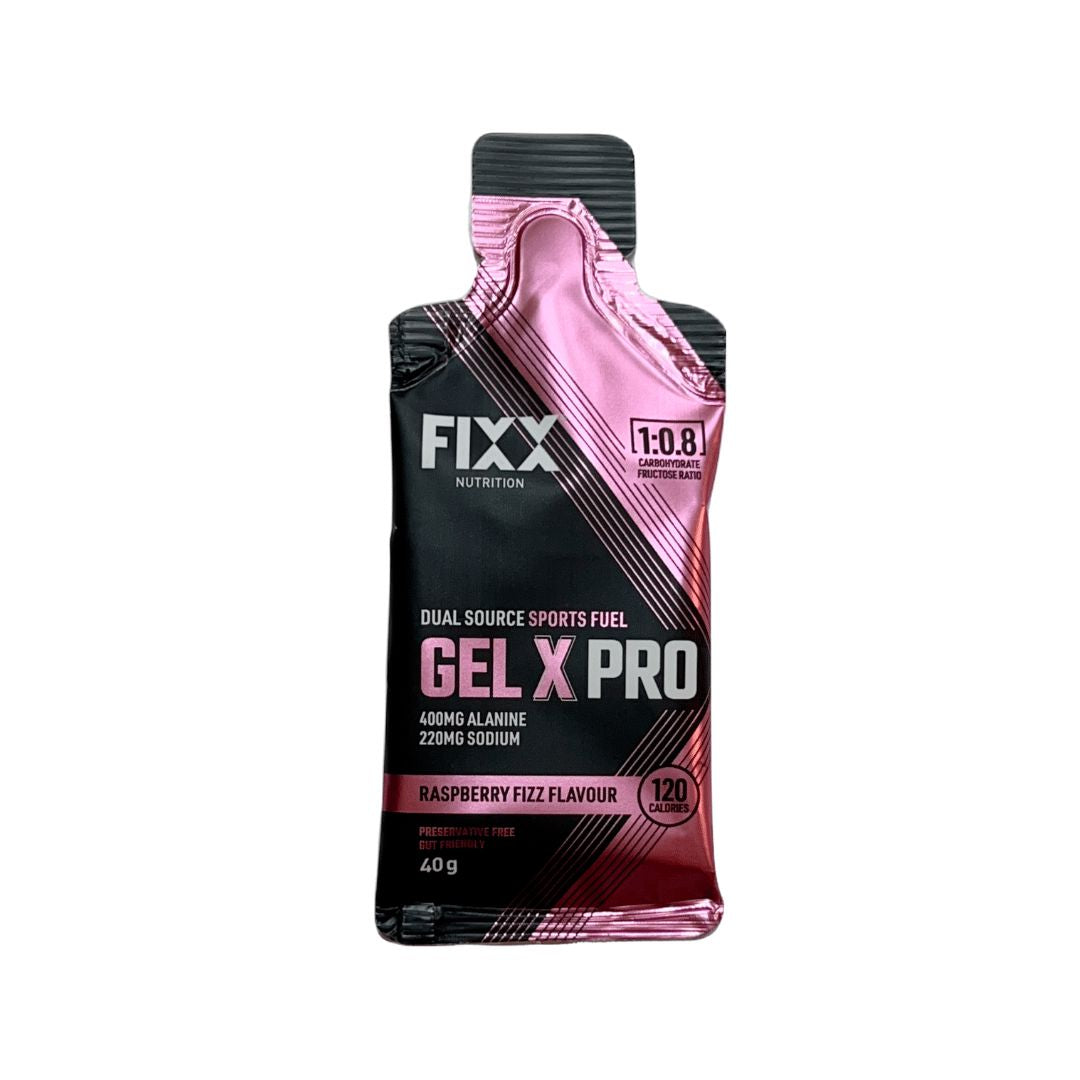 FIXX Gel X Pro 40g Energy Gel Raspberry Fizz 