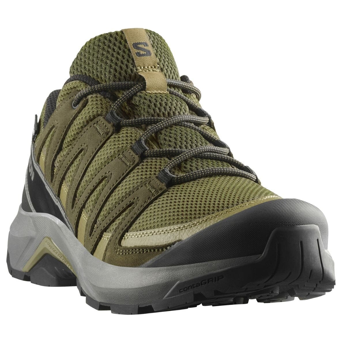 Salomon X-Adventure Recon GTX Men's Hiking Shoes Olive Night/Martini Olive/Pewter US 8.5 