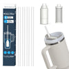 WaterH PureSip Adapt Filtration Upgrade Kit – Compatible with WaterH Vita & Leading Water Bottles 4 straws & 1 filter 