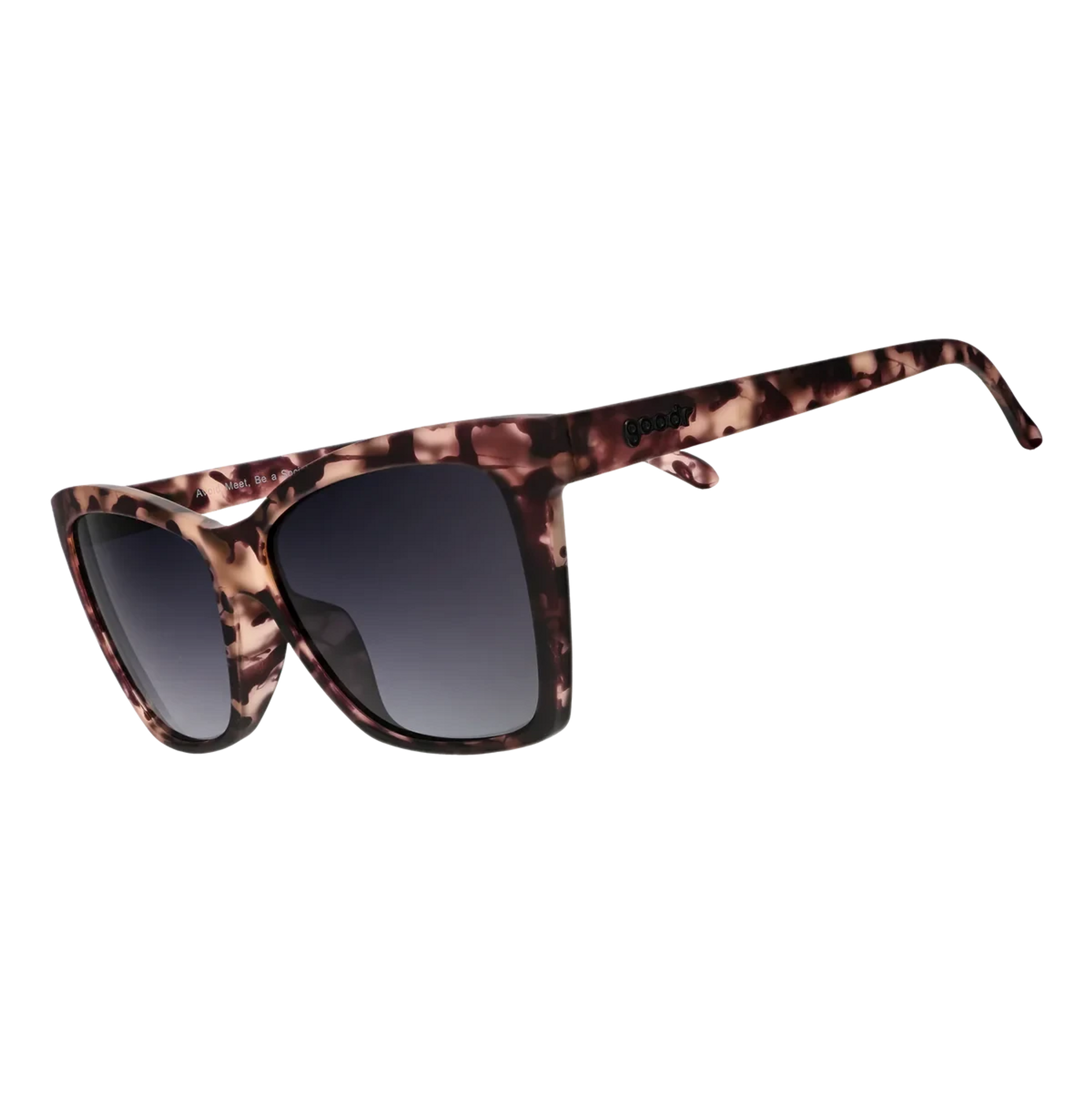 goodr Pop G - Sports Sunglasses - Avoid Meet, Be A Social Vegan Default One Size 