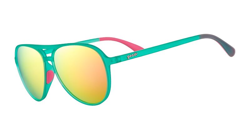 goodr MACH G - Sports Sunglasses - Kitty Hawkers' Ray Blockers 