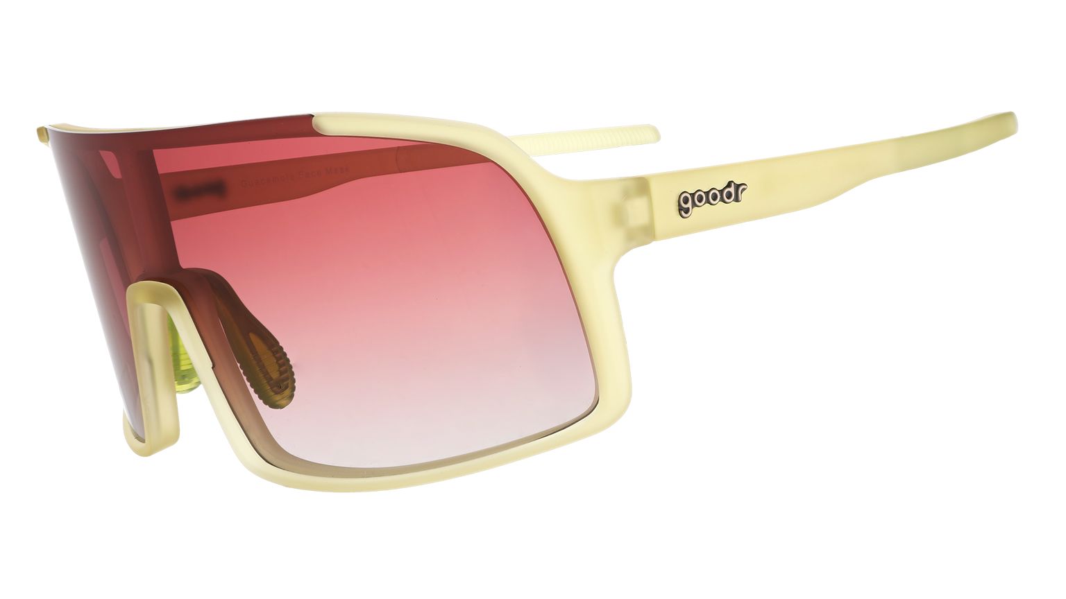 goodr Astro G - Sports Sunglasses - Guacamole Face Mask Default One Size 