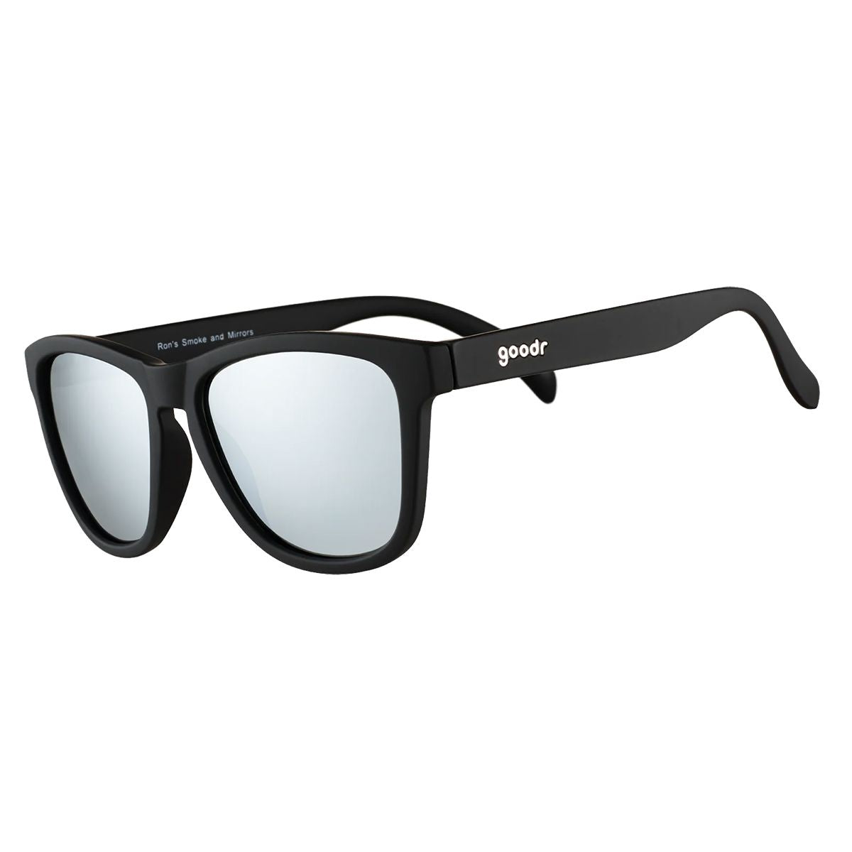 goodr OG - Sports Sunglasses - Ron's Smoke & Mirrors Default One Size 