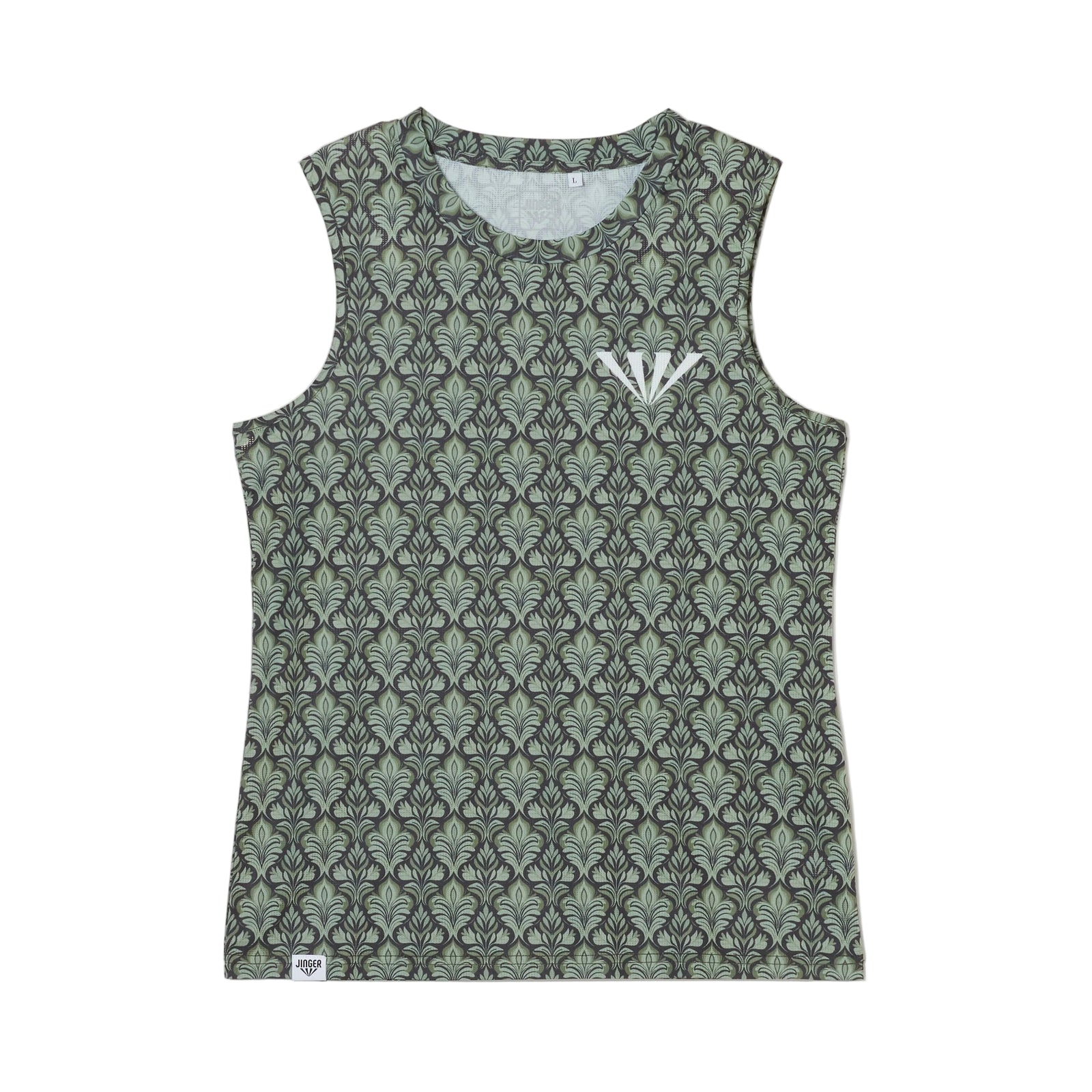 JINGER Women's Seamless Running Tank Top JF-6031 - Black