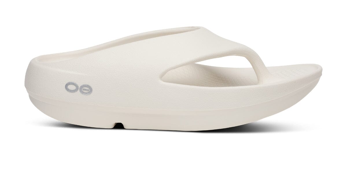 OOFOS Unisex OOriginal PLUS Thong Sandal - Chalk 